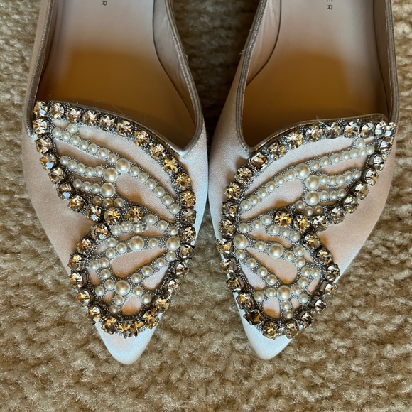 Worn once - Sophia Webster Wifey For Lifey Wedding Flats 36.5 - US 6 - Picture 2 of 15